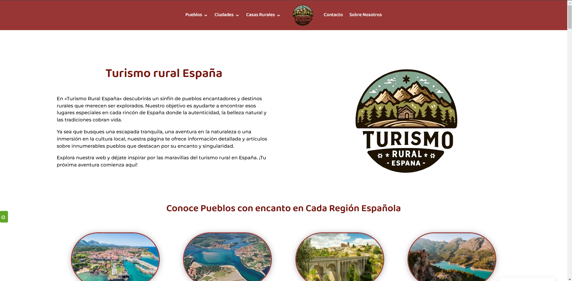 Desarrollo web Zamora - Turismo Rural España