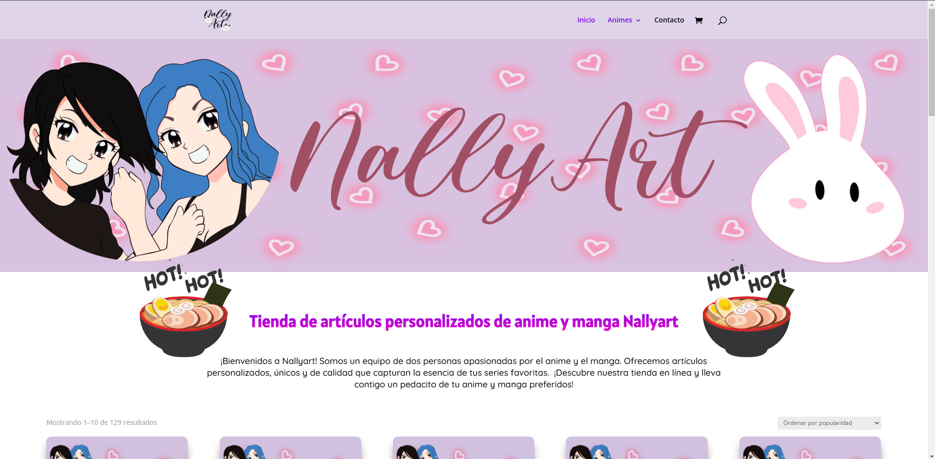 Diseño web Nallyart